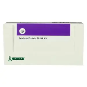 Förpackning med Neogen Mollusk Protein ELISA Kit för analys av blötdjursprotein