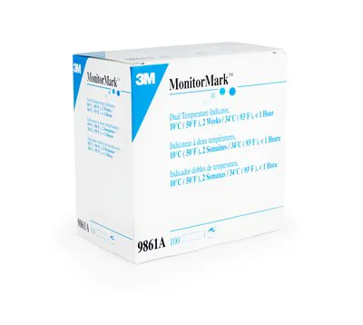 3M™ MonitorMark™ tid- och temperaturindikator 2 veckor 10 °C (500st)