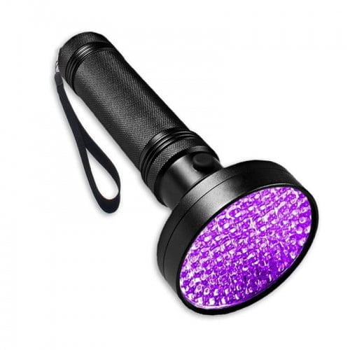100 LED UV-ficklampa